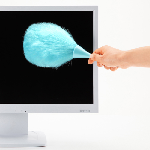 ホコリ掃除ブラシ（Lサイズ・ブルー） CD-BR11BLN サンワサプライ