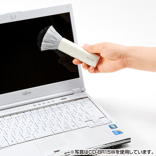 除電ブラシ（スライド式・グレー） CD-BR15GYN サンワサプライ