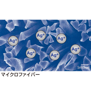 銀イオン液晶クリーニングクロス（抗菌・消臭・シルバー） サンワサプライ