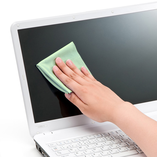 液晶クリーナー（ディスプレイ・画面・お掃除・クリーニングクロスタイプ・グリーン） CD-CC2GN サンワサプライ