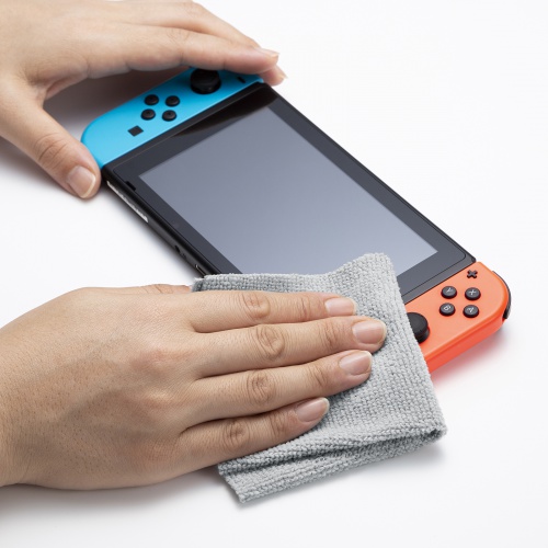 クリーニングクロス（マイクロファイバー・厚手・BOXタイプ・20枚・グレー） CD-CCBOX サンワサプライ