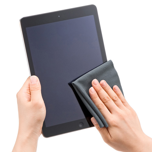 液晶クリーナー（画面・ディスプレイ・お掃除・グレー・クリーニングクロスタイプ） CD-CCTAB1GY サンワサプライ