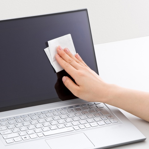 液晶用ウェットティッシュ（150枚入り・除菌・帯電防止）