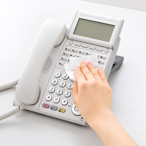 除菌用ウェットティッシュ（詰め替えタイプ・50枚入り・OA用品・掃除・クリーナー） CD-WT9KP サンワサプライ