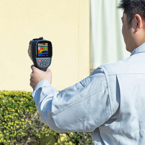 サーモグラフィ（赤外線・非接触・温度測定） CHE-TG220 サンワサプライ