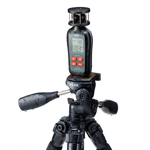 風速計（カップ式・風力計・気温測定機能付き・デジタル表示・ドローン） CHE-WD2 サンワサプライ