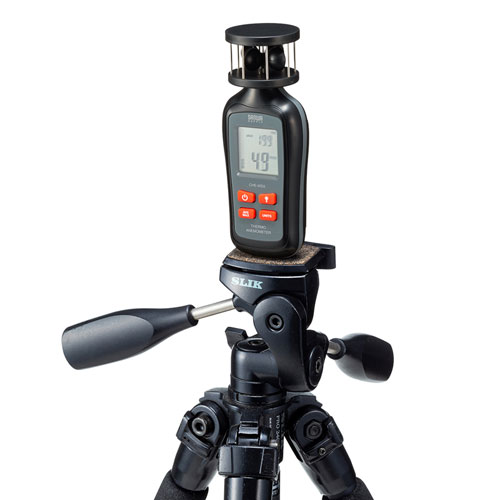 風速計（カップ式・風力計・気温測定機能付き・デジタル表示・ドローン） CHE-WD2 サンワサプライ