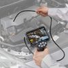 ファイバースコープ（工業用内視鏡カメラ・IP67・8mm・防水カメラ・スネークカメラ・ボアスコープ・5インチモニター・1mケーブル・LED搭載）