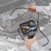 ファイバースコープ（工業用内視鏡カメラ・IP67・8mm・防水3カメラ・スネークカメラ・ボアスコープ・5インチモニター・1mケーブル・LED搭載）