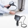 ファイバースコープ（工業用内視鏡カメラ・IP67・8mm・防水3カメラ・スネークカメラ・ボアスコープ・5インチモニター・1mケーブル・LED搭載）