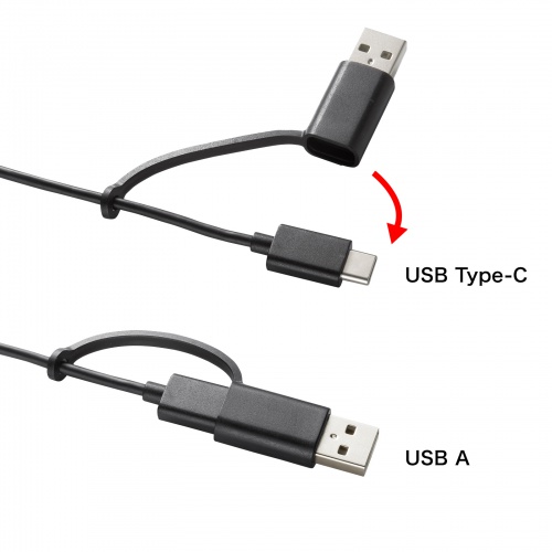 WEBカメラ無線化キット（USB Type-A・Type-C両対応・USBマイク・USBスピーカー・USBスピーカーフォン・3.5mmプラグスピーカー対応）