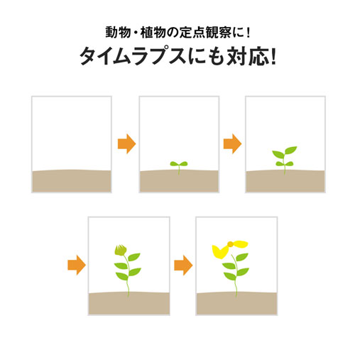 トレイルカメラ(防犯カメラ・監視カメラ・セキュリティカメラ・ワイヤレス・赤外線センサー内蔵・500万画素・害獣対策・鳥獣対策・鳥獣被害・IP54・防水防塵・家庭用) CMS-SC01GY