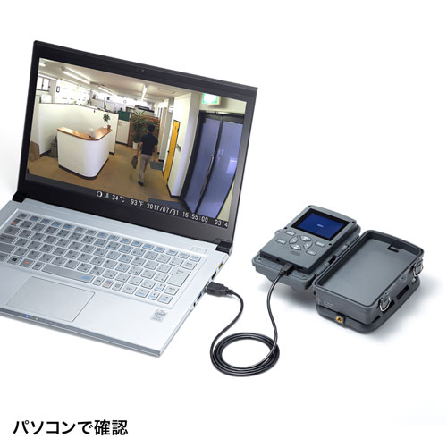 サンワサプライ　トレイルカメラ　CMS-SC03GY トレイルカメラ 防犯カメラ 防犯 ワイヤレス 赤外線センサー内蔵