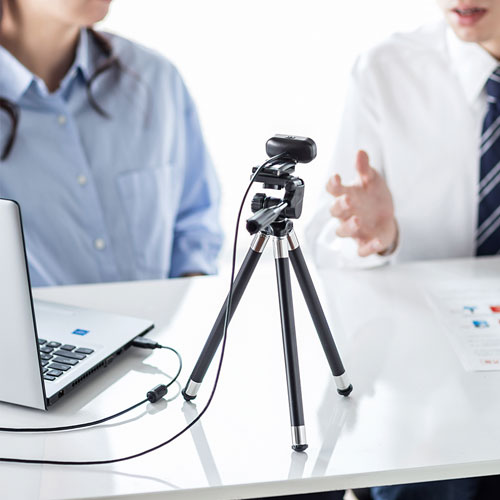 Webカメラ（200万画素・Zoom・Skype・Teams・会議・テレワーク）
