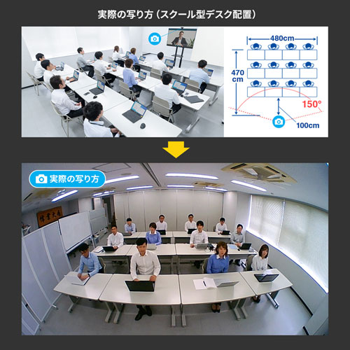 Webカメラ｜超広角・Zoom・簡単接続・CMS-V43BK-3
