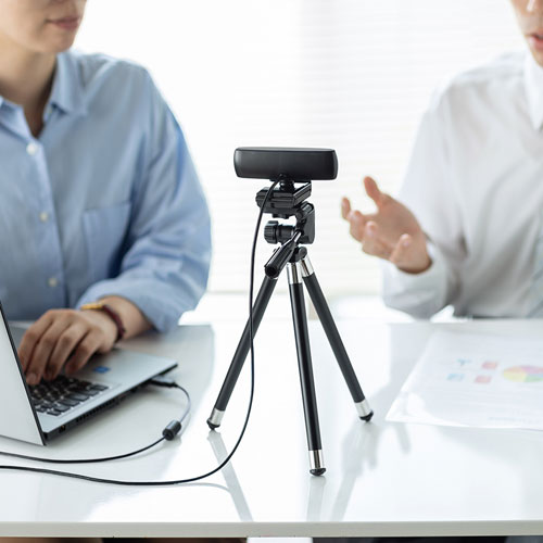 Webカメラ｜超広角レンズ・高画質・会議・Zoom・CMS-V43BK