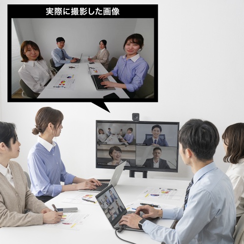 Webカメラ｜広角・高画質・ワイヤレス・CMS-V69BK