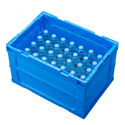 折りたたみコンテナ（50L・収納ケース・収納ボックス） CNT-50BL サンワサプライ