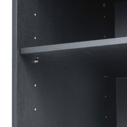 機器収納ボックス（木製・ケーブル口・キャスター付き・ブラック） CP-050BK サンワサプライ