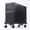 CPUスタンド（ゲーミング用・デスクトップ用・キャスター付き・耐荷重50kg・スチール製・ほこり対策・無段階調節）