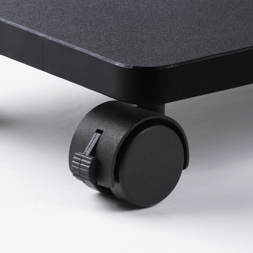 CPUスタンド（ゲーミング用・デスクトップ用・キャスター付き・耐荷重50kg・木製・ほこり対策）