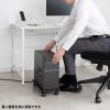 CPUスタンド（ゲーミング用・デスクトップ用・キャスター付き・耐荷重50kg・木製・ほこり対策）