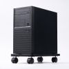 CPUスタンド（ゲーミング用・デスクトップ用・キャスター付き・耐荷重50kg・木製・ほこり対策）