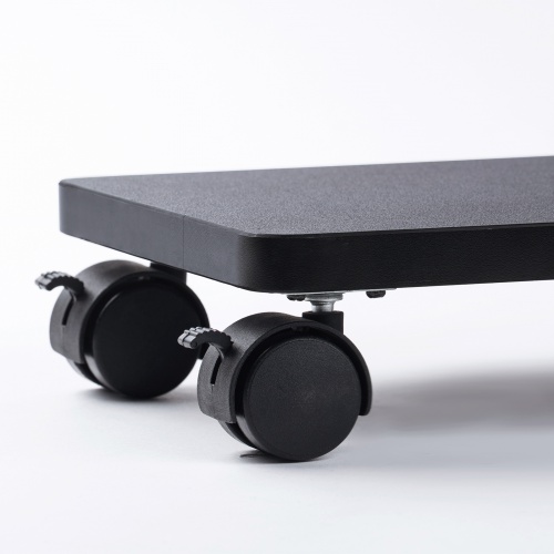 CPUスタンド（ゲーミング用・デスクトップ用・キャスター付き・耐荷重50kg・木製・ほこり対策）