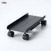 CPUスタンド（デスクトップ用・耐荷重50kg・スチール製・ゲーミングPC・パソコンラック・パソコンスタンド・キャスター付き・ほこり対策・幅/奥行き無段階調整）