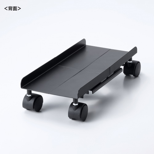 CPUスタンド（デスクトップ用・耐荷重50kg・スチール製・ゲーミングPC・パソコンラック・パソコンスタンド・キャスター付き・ほこり対策・幅/奥行き無段階調整）