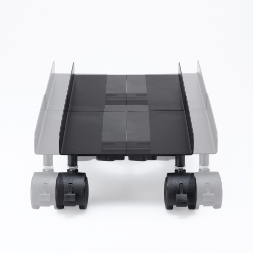CPUスタンド（デスクトップ用・耐荷重50kg・スチール製・ゲーミングPC・パソコンラック・パソコンスタンド・キャスター付き・ほこり対策・幅/奥行き無段階調整）