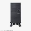 CPUスタンド（デスクトップ用・耐荷重50kg・スチール製・ゲーミングPC・パソコンラック・パソコンスタンド・キャスター付き・ほこり対策・幅/奥行き無段階調整）