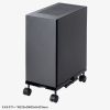 CPUスタンド（デスクトップ用・耐荷重50kg・スチール製・ゲーミングPC・パソコンラック・パソコンスタンド・キャスター付き・ほこり対策・幅/奥行き無段階調整）