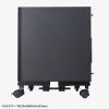 CPUスタンド（デスクトップ用・耐荷重50kg・スチール製・ゲーミングPC・パソコンラック・パソコンスタンド・キャスター付き・ほこり対策・幅/奥行き無段階調整）