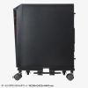 CPUスタンド（デスクトップ用・耐荷重50kg・スチール製・ゲーミングPC・パソコンラック・パソコンスタンド・キャスター付き・ほこり対策・幅/奥行き無段階調整）