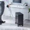 CPUスタンド（デスクトップ用・耐荷重50kg・スチール製・ゲーミングPC・パソコンラック・パソコンスタンド・キャスター付き・ほこり対策・幅/奥行き無段階調整）