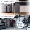 CPUスタンド（デスクトップ用・耐荷重50kg・スチール製・ゲーミングPC・パソコンラック・パソコンスタンド・キャスター付き・ほこり対策・幅/奥行き無段階調整）