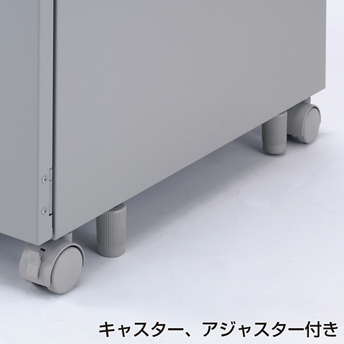 機器収納ボックス（19インチ・13U・データセンター・HUB・ルーター・NAS・扉・キャスター・アジャスター・棚）CP-102 サンワサプライ