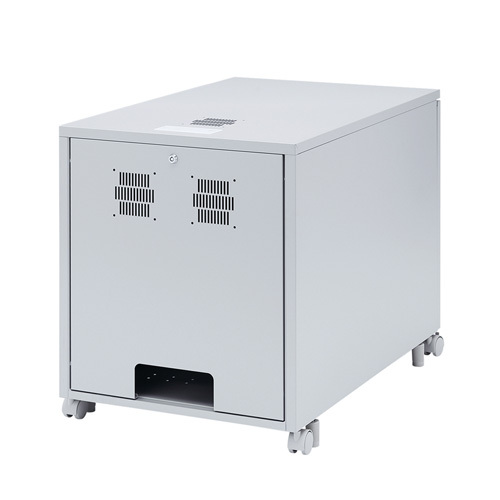 機器収納ボックス（19インチ・13U・データセンター・HUB・ルーター・NAS・鍵・扉・セキュリティ・キャスター・アジャスター・棚）CP-202 サンワサプライ　