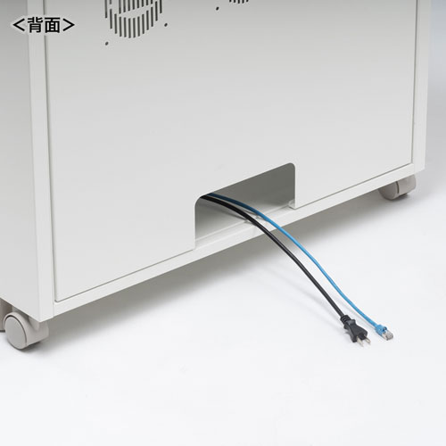 機器収納ボックス（LANハブ・データセンター・HDD・ルーター・NAS・キャスター・アジャスター・棚）CP-401 サンワサプライ