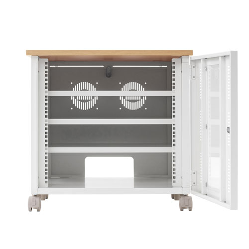 サーバーラック（ラック・19インチマウント・10U・機器収納・鍵・セキュリティ・扉・キャスター・アジャスター・棚）CP-501 サンワサプライ