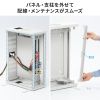 HUBボックス（サーバーラック・19インチ・小型・3U・鍵付き・幅42×奥行20×高さ60cm）