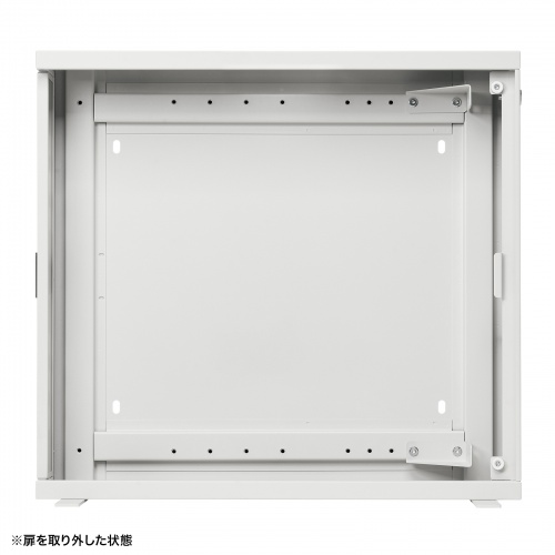 HUBボックス（サーバーラック・19インチ・小型・2U・鍵付き・幅65×奥行15×高さ60cm）