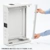 HUBボックス（サーバーラック・19インチ・小型・2U・鍵付き・幅65×奥行15×高さ60cm）