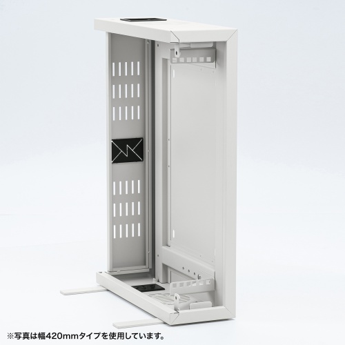 HUBボックス（サーバーラック・19インチ・小型・2U・鍵付き・幅65×奥行15×高さ60cm）