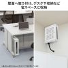 HUBボックス（サーバーラック・19インチ・小型・2U・鍵付き・幅65×奥行15×高さ60cm）