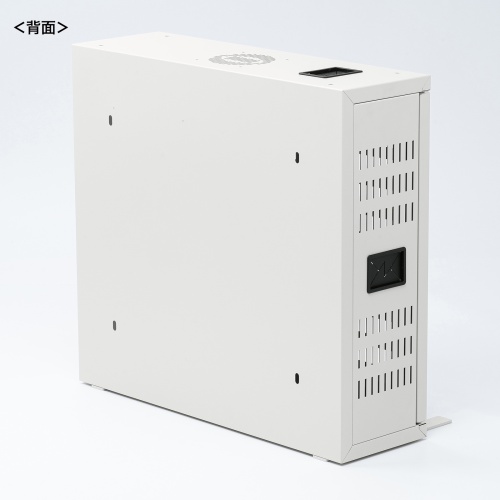 HUBボックス（サーバーラック・19インチ・小型・3U・鍵付き・幅65×奥行20×高さ60cm）