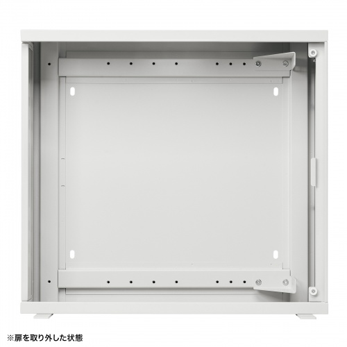 HUBボックス（サーバーラック・19インチ・小型・3U・鍵付き・幅65×奥行20×高さ60cm）