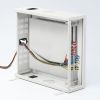 HUBボックス（サーバーラック・19インチ・小型・3U・鍵付き・幅65×奥行20×高さ60cm）