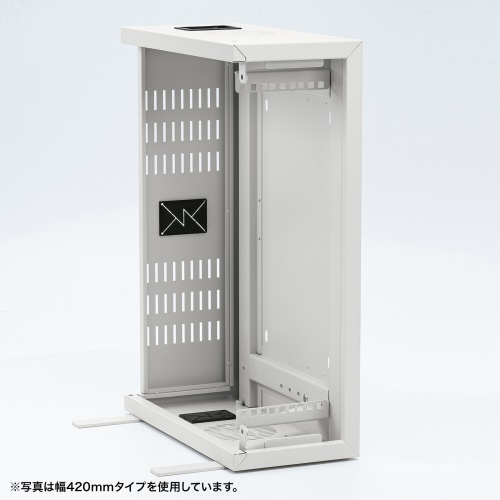 HUBボックス（サーバーラック・19インチ・小型・3U・鍵付き・幅65×奥行20×高さ60cm）